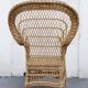 Armchair rotin braided