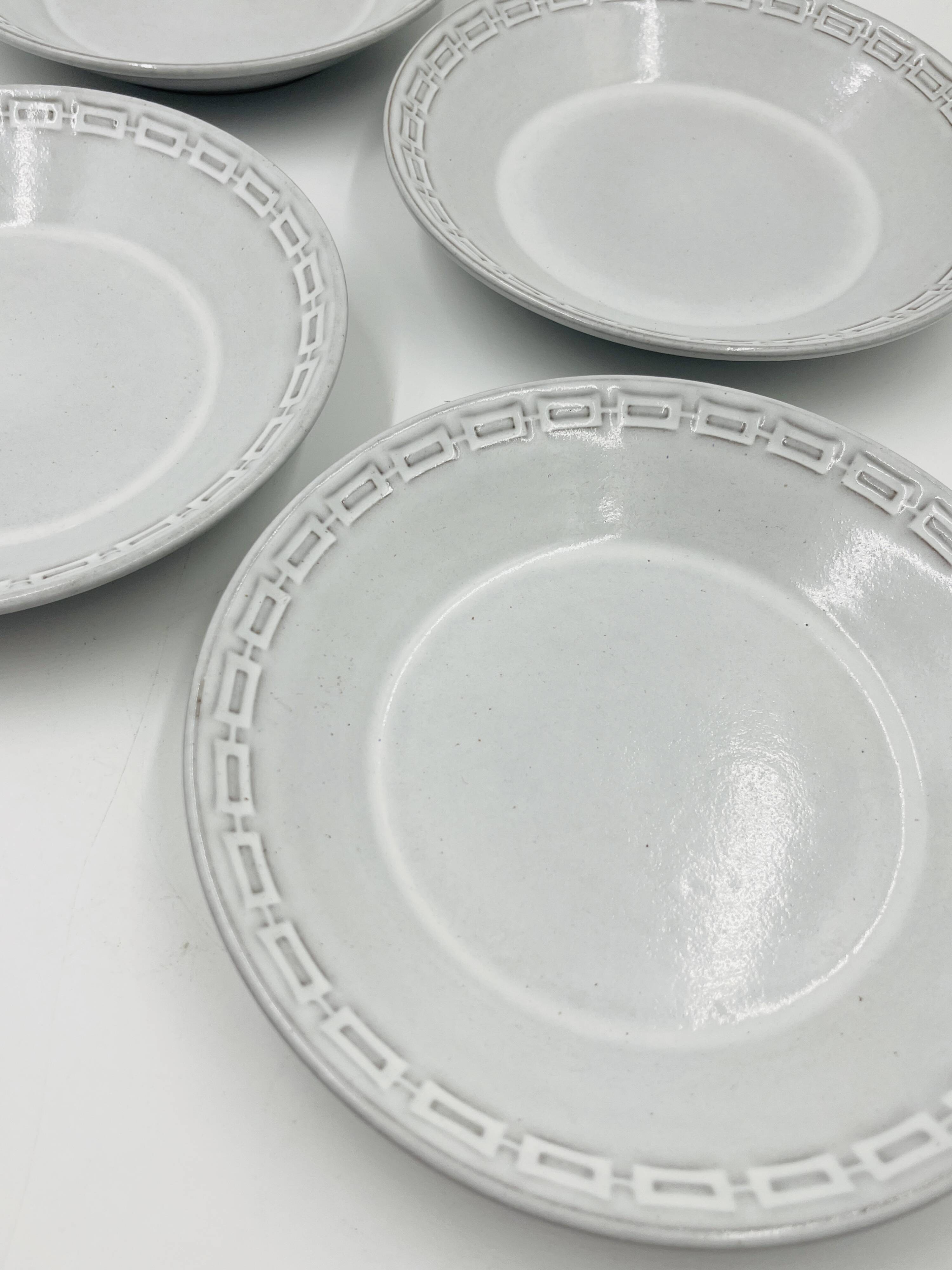 Lot of 4 Céramano Epsilon Soup Plates by Karl Leutner