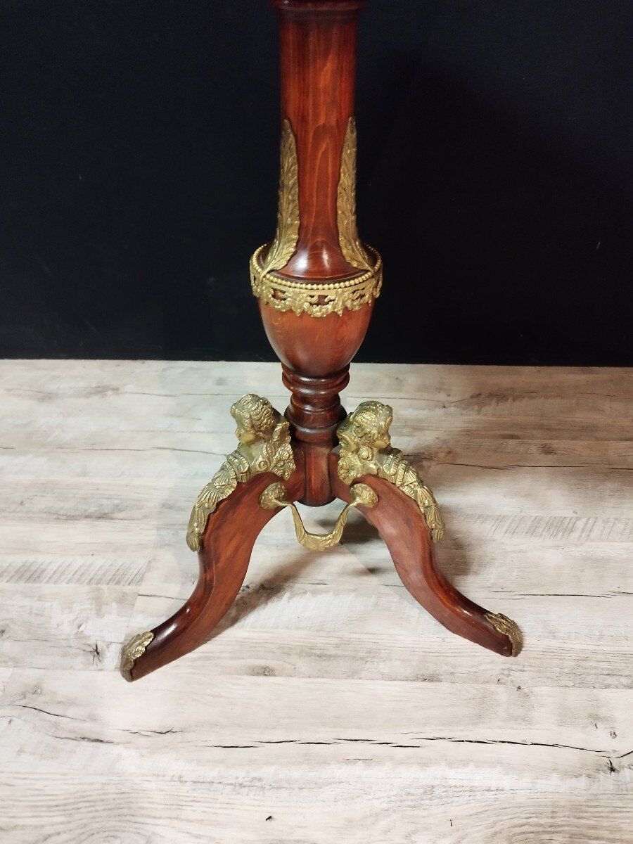 Tripod pedestal table napoleon III style