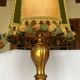 Vintage wooden table lamp