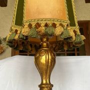 Vintage wooden table lamp