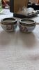 Pair of Art Deco salt cellars in Limoges porcelain