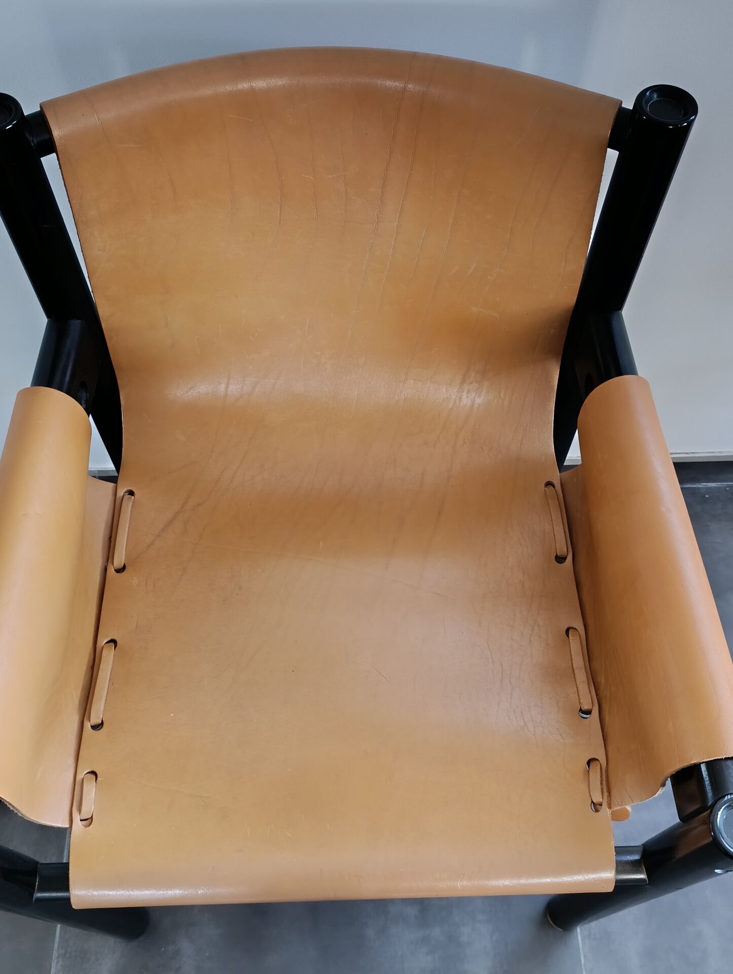 Fauteuil safari vintage Ibisco