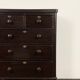 Commode antique sombre
