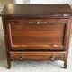 Petite commode en chêne à abattant – Mid-Century