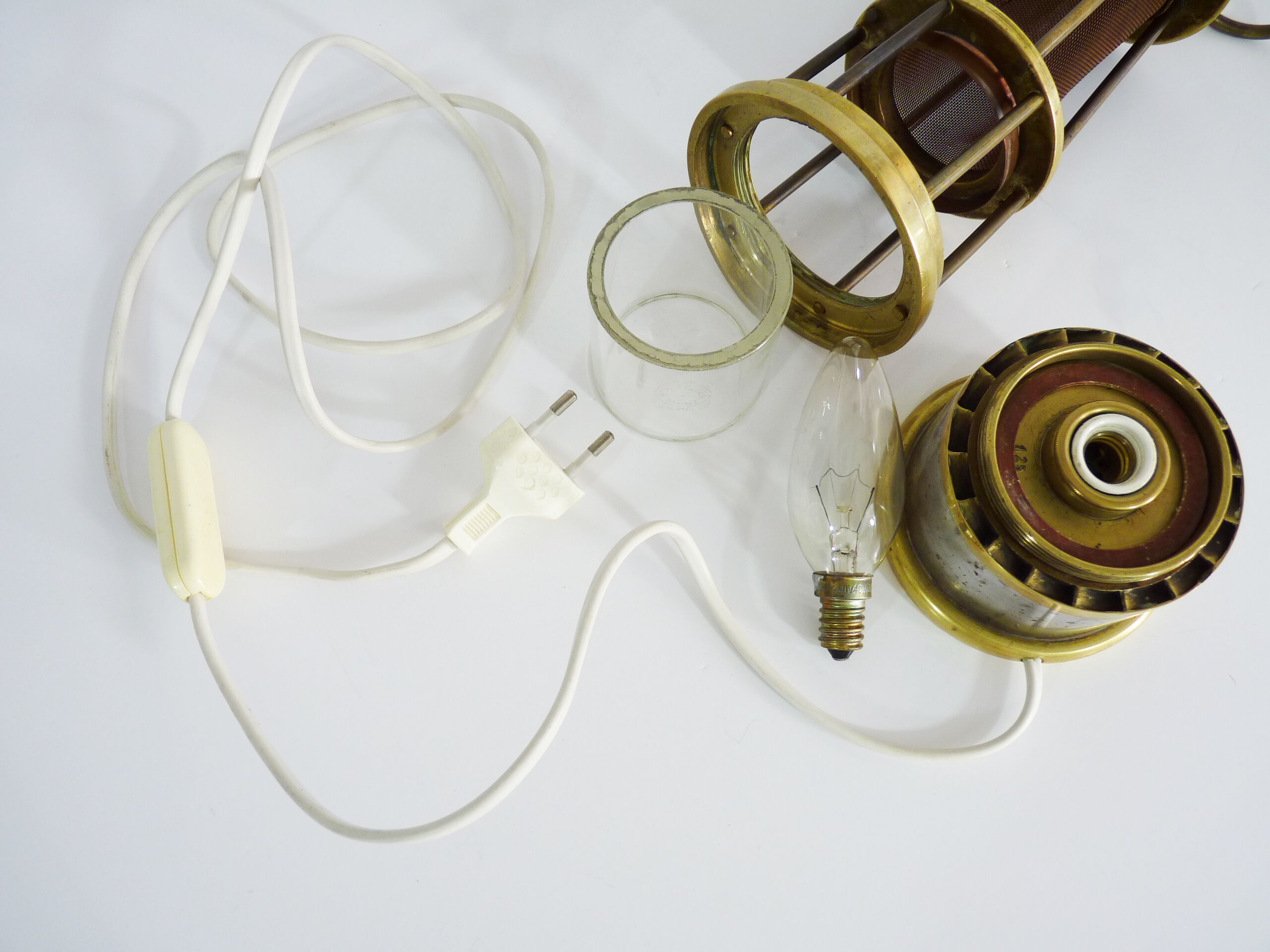 Former German miner's lamp. 19th