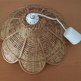 Vintage rattan hanging lamp