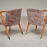 Pair of armchairs / chairs with armrests by Ludvik Volak