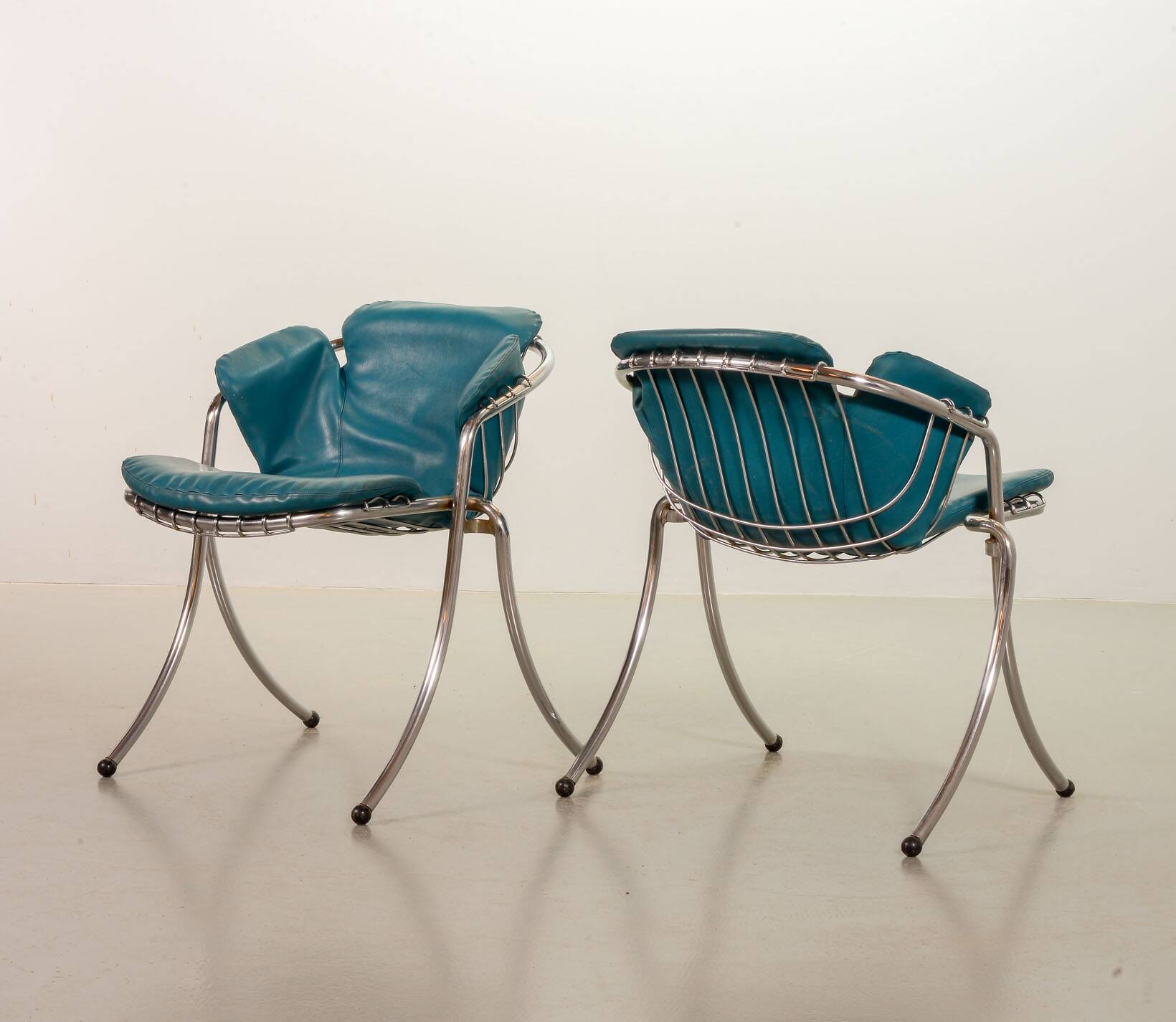 Gastone Rinaldi Italian Design Dining Chairs Model Lynn for Rima, Italy, 19