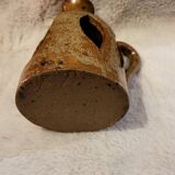 Vintage stoneware candle holder