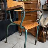 Vintage schoolmaster armchair