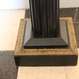 Black fluted wooden column