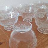 Set of 11 ice cream or fruit salad cups