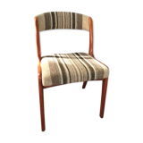 Wooden chair and woolly fabric