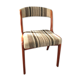 Wooden chair and woolly fabric
