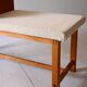 Chaise Gossip scandinave vintage avec tiroir