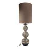 Free form bubbly wavy ceramic table lamp by Kaiser Leuchten, Germany 1960s
