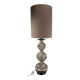 Lampe de table en céramique ondulée pétillante de forme libre par Kaiser Leuchten, Allemagne Années 1960