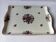 Limoges porcelain tray with floral bouquet motifs, early 20th century