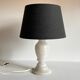 Lampe pieds en pierre d’albatre vintage