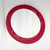 1980's Italian Round Wall Mirror 77cm