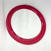 1980's Italian Round Wall Mirror 77cm