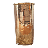 Italian brass hammered umbrella stand 1970-80