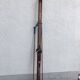 Vintage skis with poles
