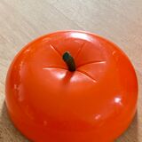Vintage orange apple ice bucket