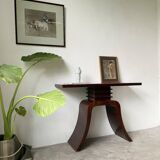 Art Deco style console with mahogany marquetry