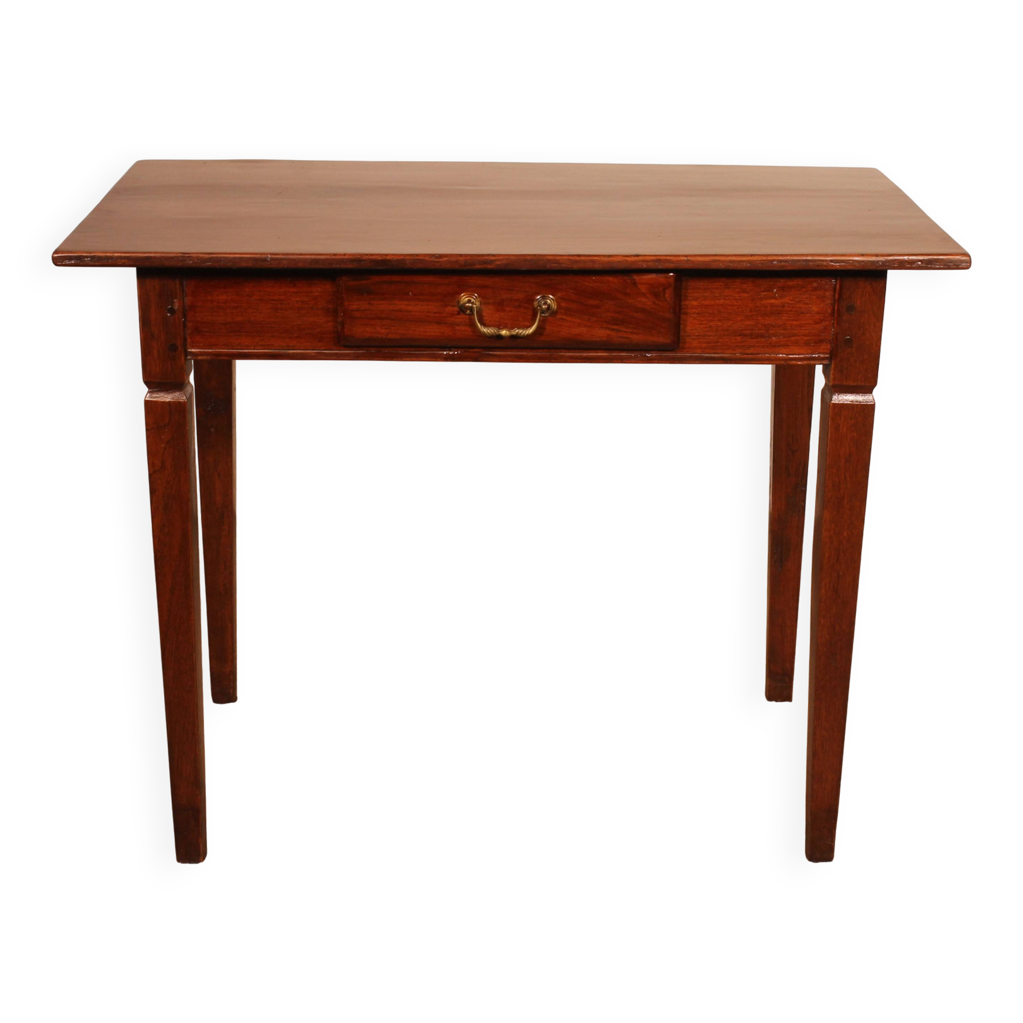 Small 19th Century Desk with Straight Legs