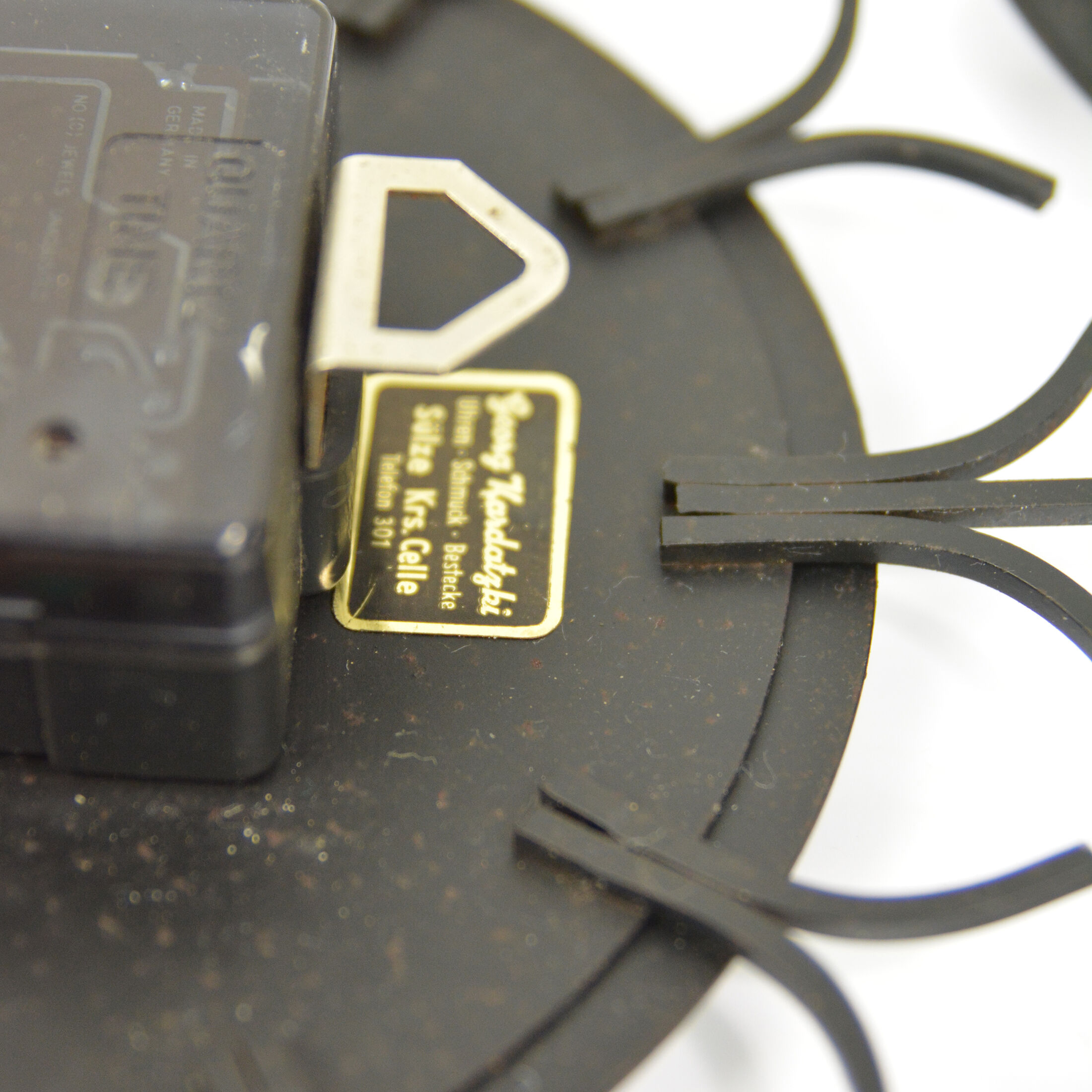 1970s sun-type hanging clock, Konnexa, Germany