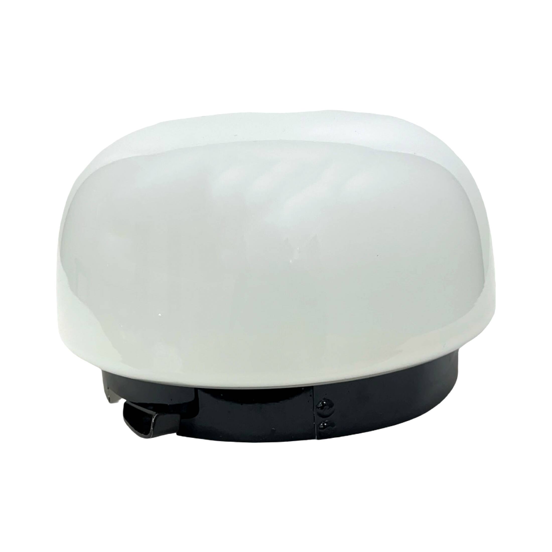 RZB ceiling lamp – Germany, 1970s, opal glass, 22 cm, E27