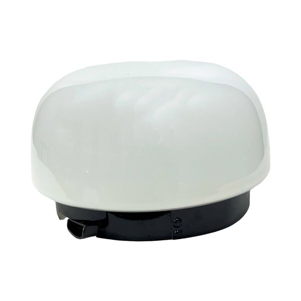 Lampe de plafond RZB – Allemagne, années 1970, verre opale, 22 cm, E27