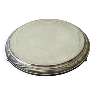 Silver-plated trivet.