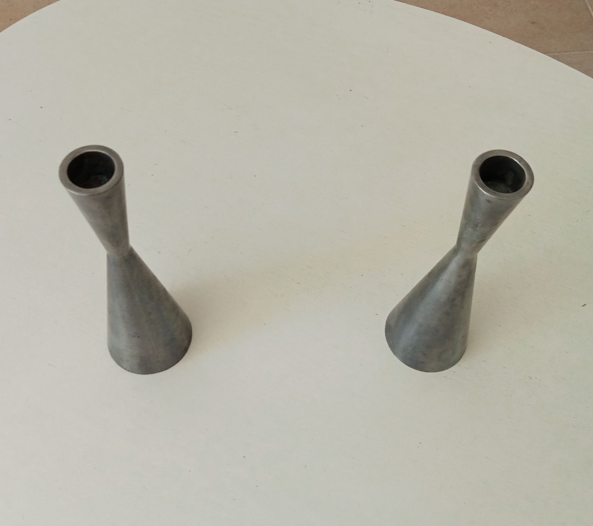 Pair of vintage Scandinavian candle holders Ikea Erika Pekkari