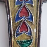 Croix céramique émaillée JC Taburet
