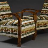Pair of Art Deco armchairs, 1930s–1940s