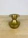 Vintage gold-plated brass candle holder