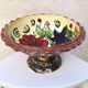 Glazed terracotta fruit bowl