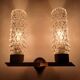 Pair of Arlus designer gold wall lights