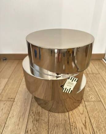 Pradier Jeauneau Monoprix metal stool