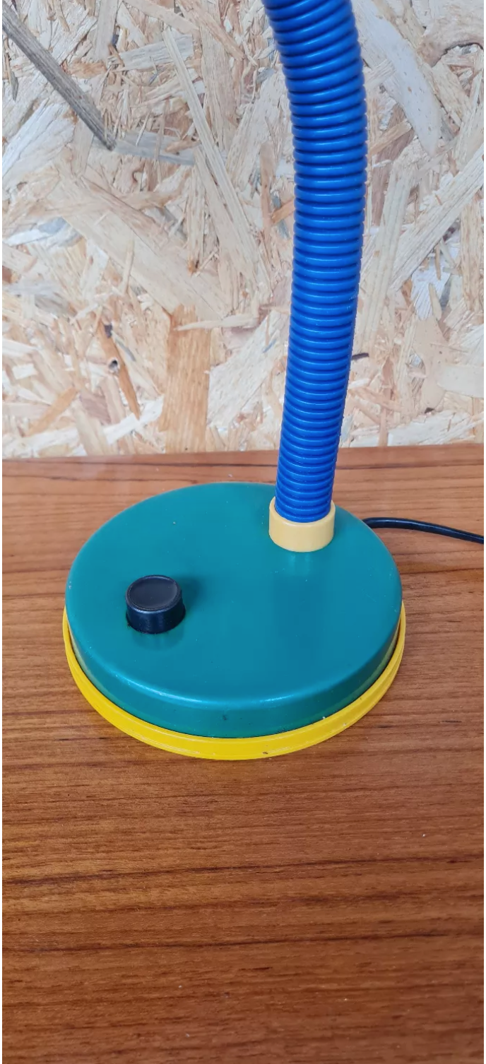 Table lamp primary color 1980