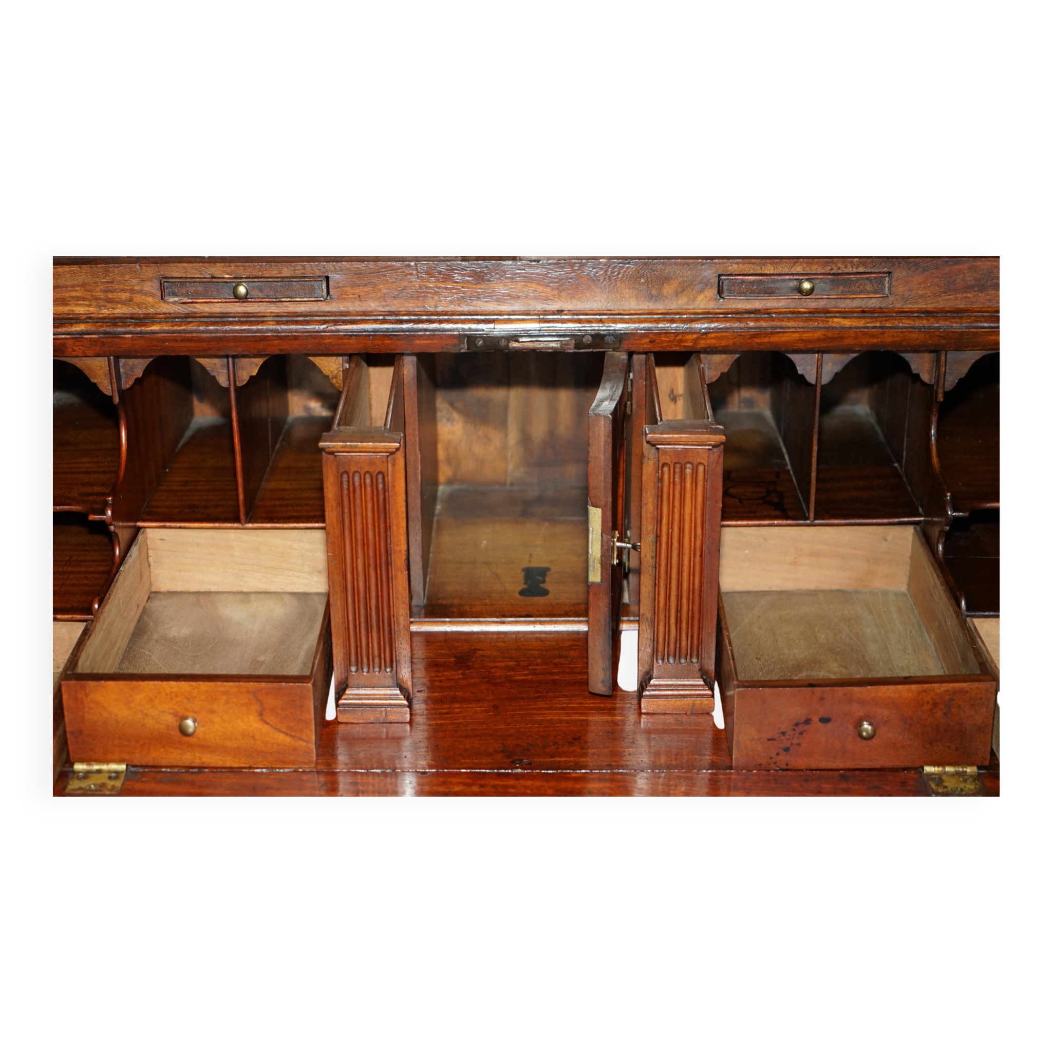 Colonial camphor wood library desk, George III period circa 1760.