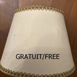 4 lampshades, including 1 free, cream and black