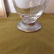 Tin ewer and vintage molded glass