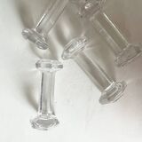 Lot de 4 porte-couteaux en verre anciens