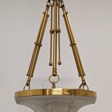 Art Deco style basin chandelier circa 1950
