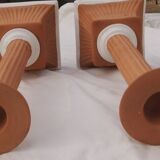 Pair of chaumette candle holders