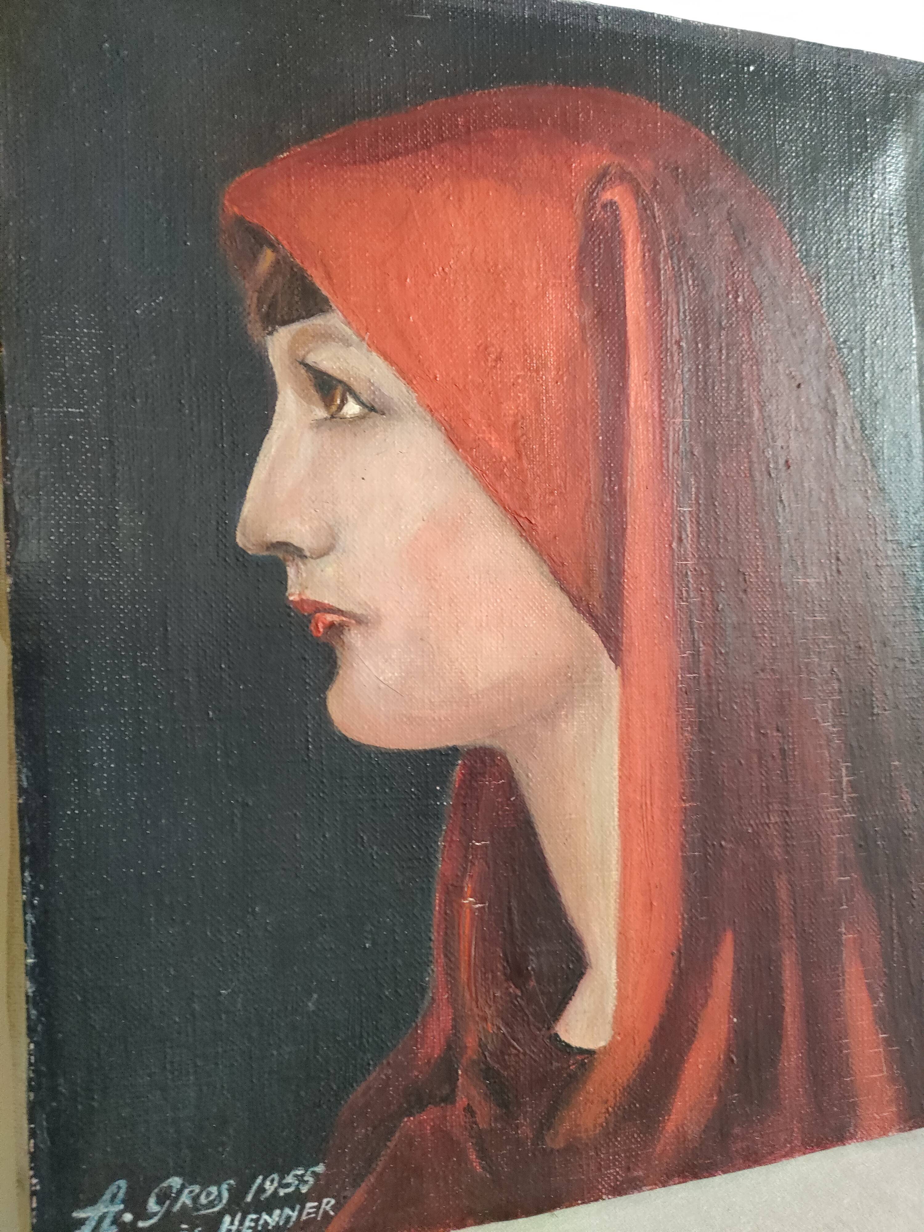 Portrait ancien Sainte Fabiola